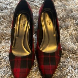 Comfort Plus by Predictions, Plaid, Size 10